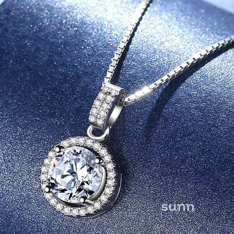 Keniyah Brilliant Solitaire Necklace [YYNT1R7Z]