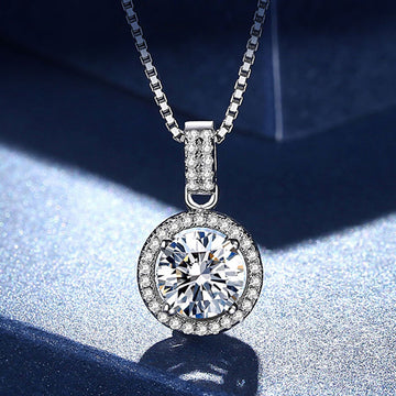 Keniyah Brilliant Solitaire Necklace [U1D64HOK]