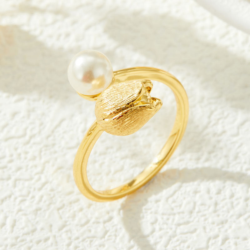 Kenlee Golden Tulip Ring [XF6MPAUV]