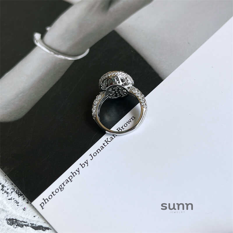 Kenlee Micro-Inlaid Zircon Ring [5QQMYF1G]