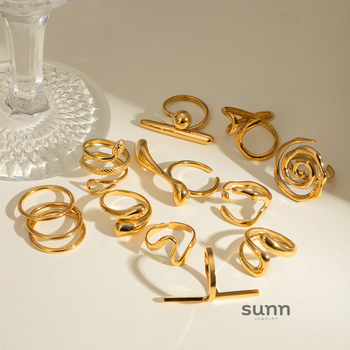 Kenli Geometric Open Ring [NL04PM30]