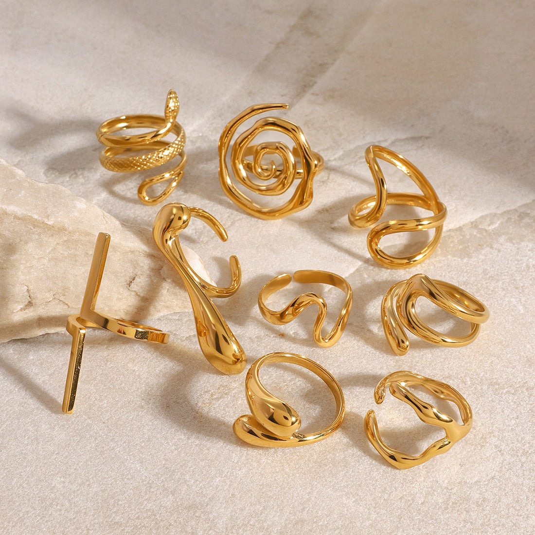 Kenli Geometric Open Ring [UODZFJ7P]