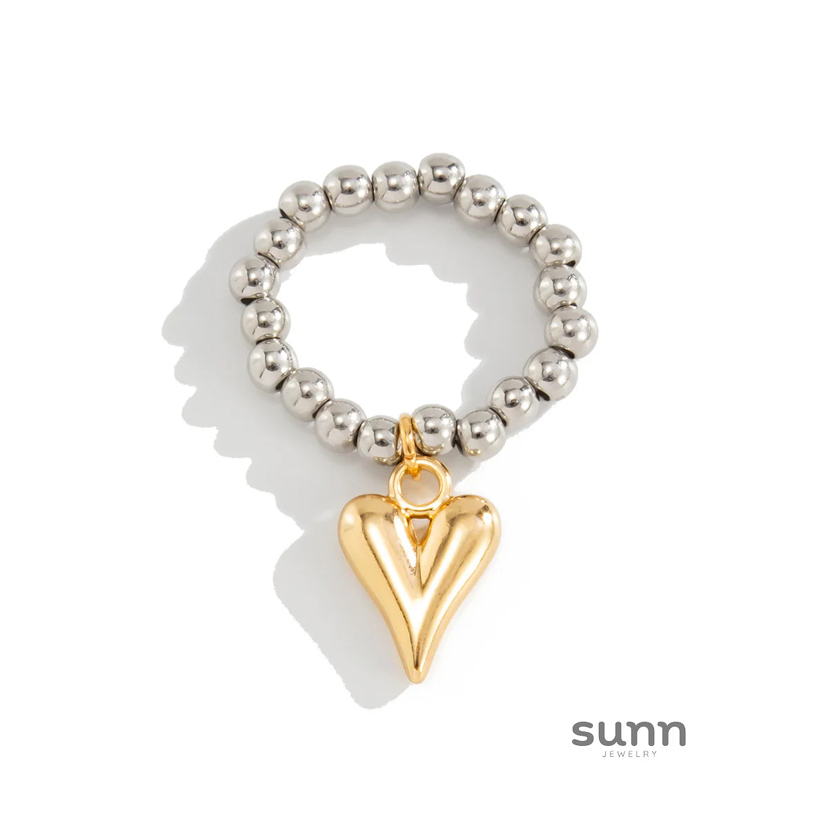 Kenly Elastic Heart Rings