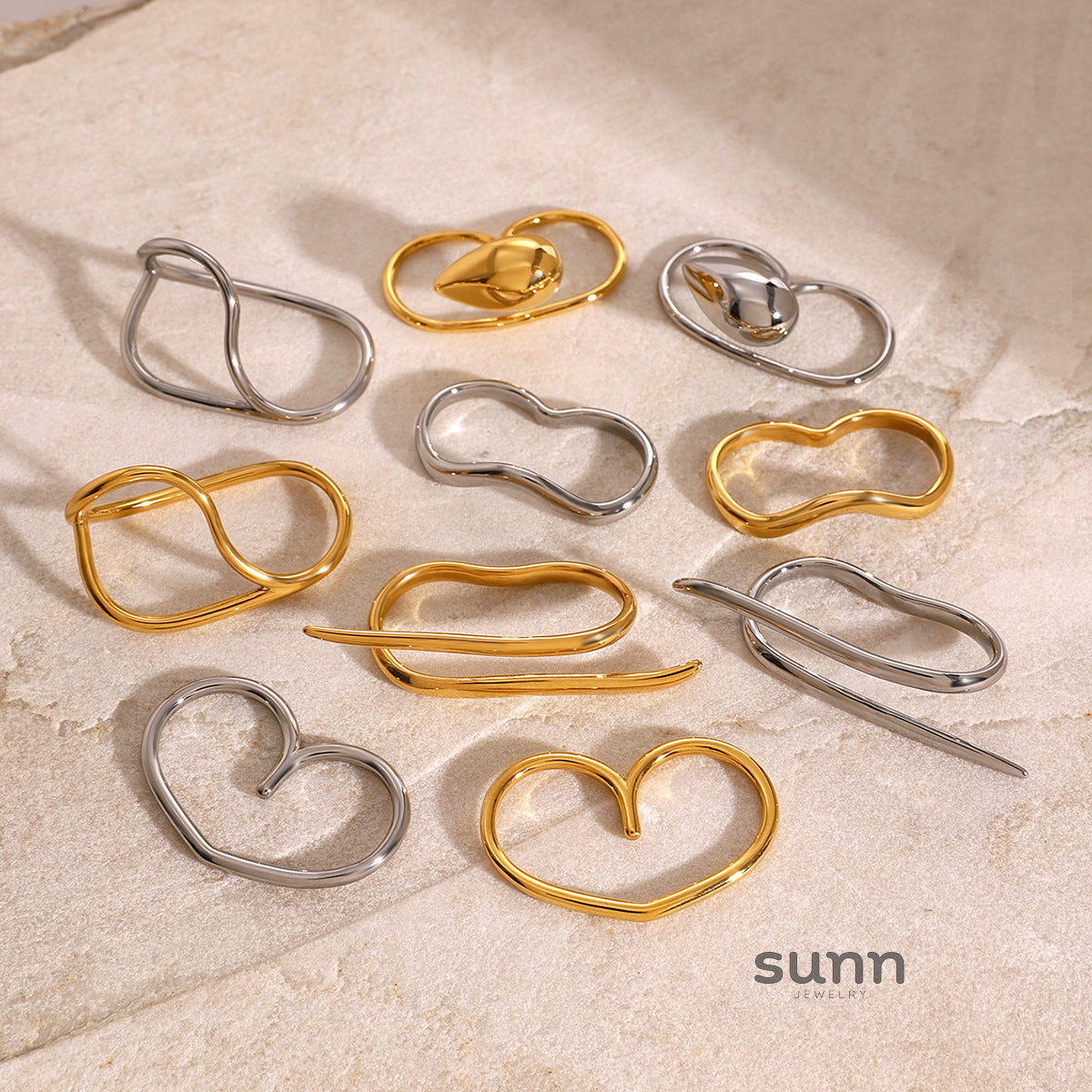 Kennady Modern Dual Ring [0AS79KTS]