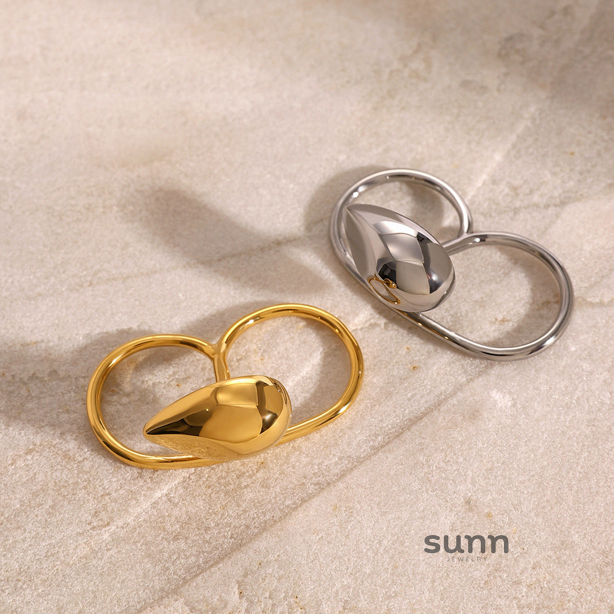 Kennady Modern Dual Ring [XYYH0O3K]