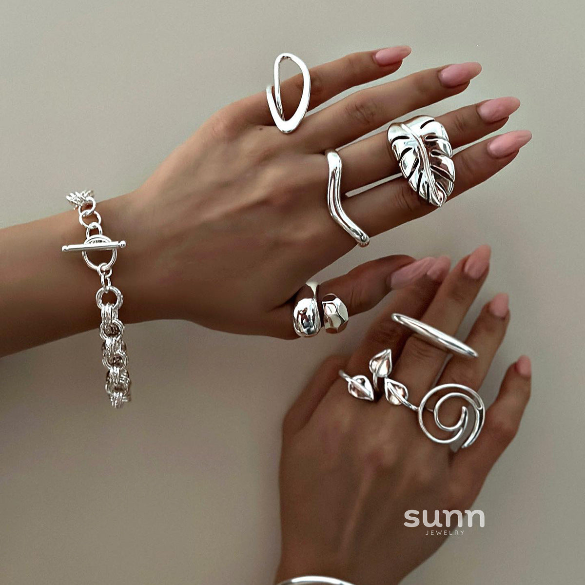 Kennady Modern Dual Ring [5WNCPZIU]