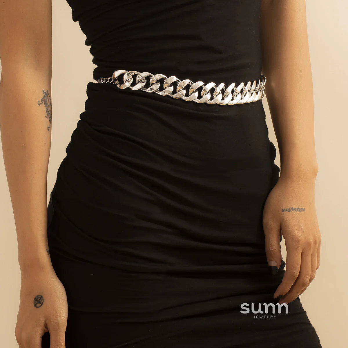 Kensie Luxe Gold Body Chain