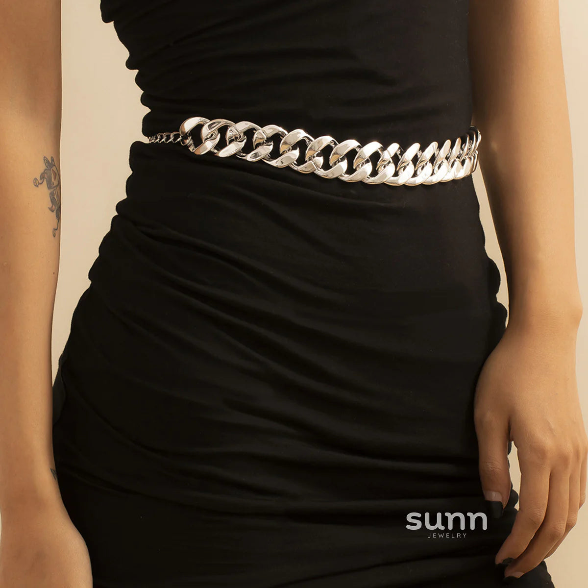 Kensie Luxe Gold Body Chain