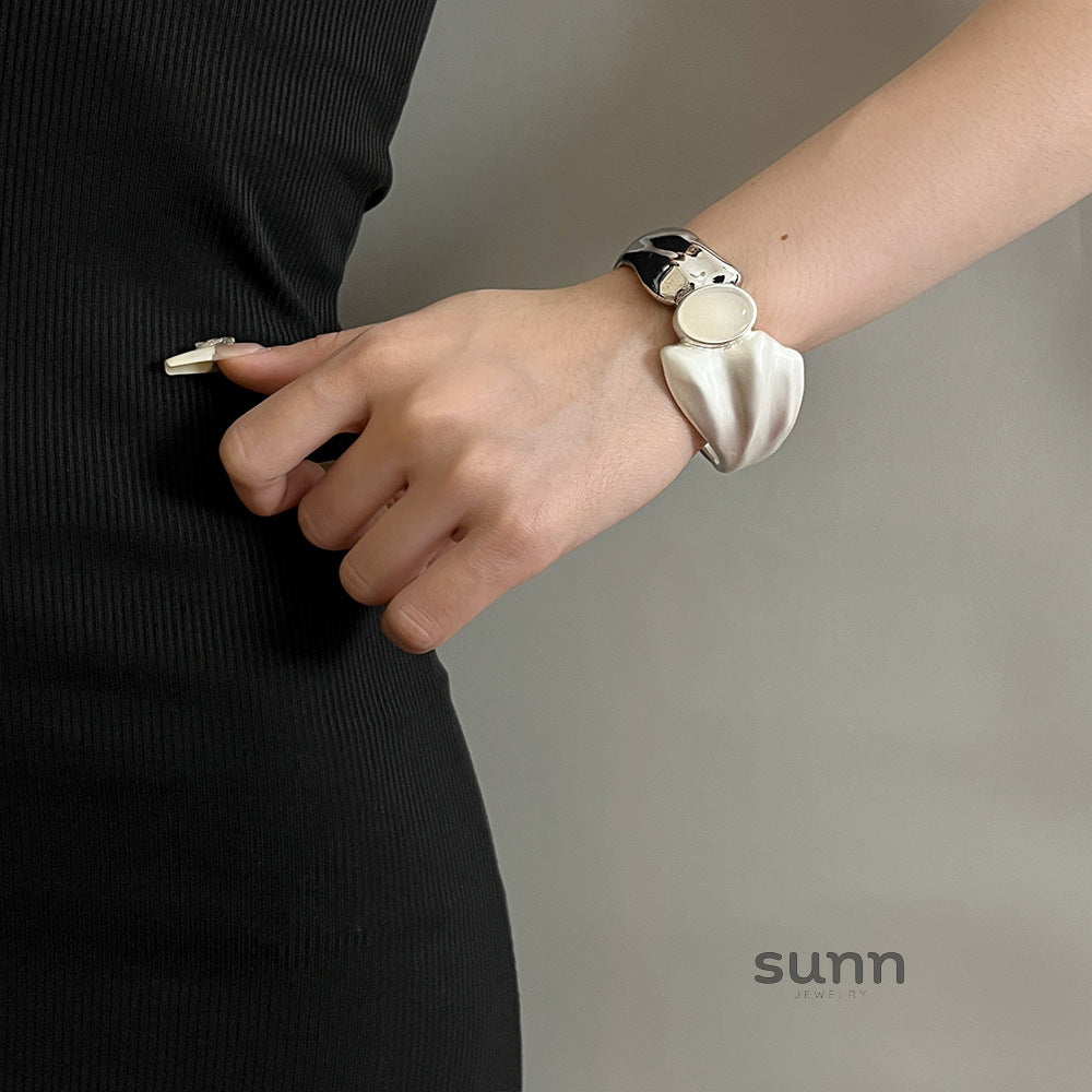 Kensleigh Agate Cuff Bracelet [HUE5T3MA]