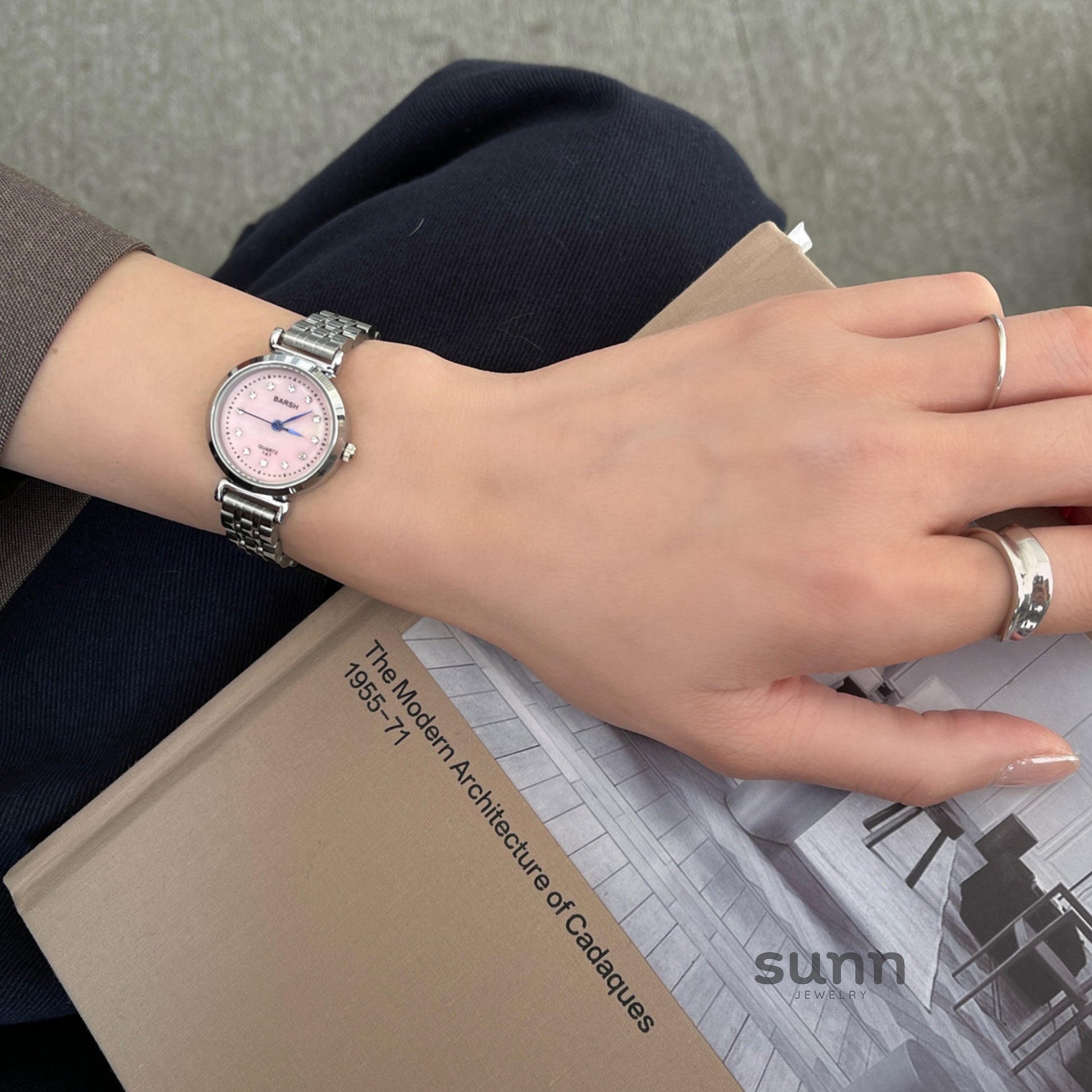 Kenzi Elegant Steel Watch [WELMRW8O]