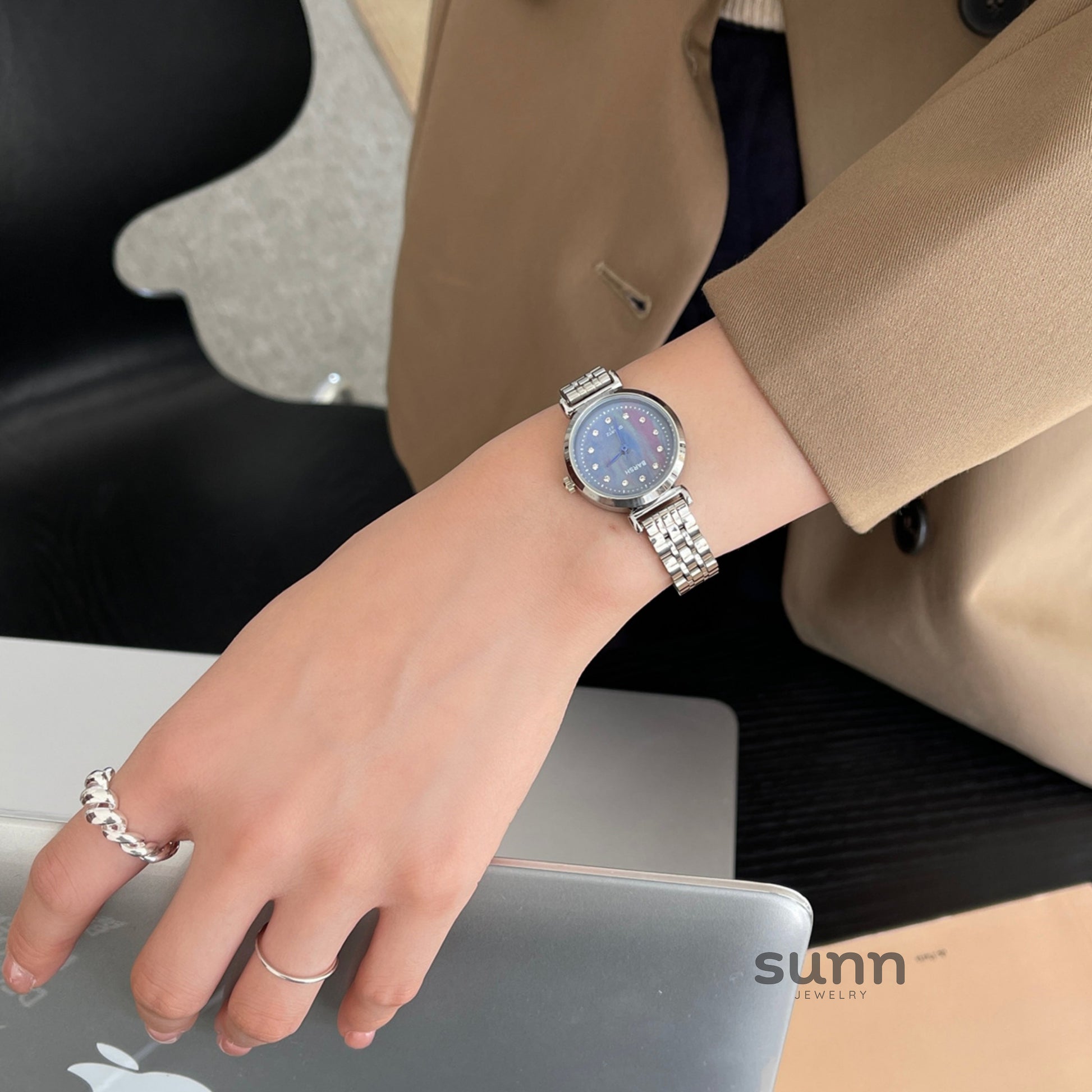 Kenzi Elegant Steel Watch [G334MHXB]