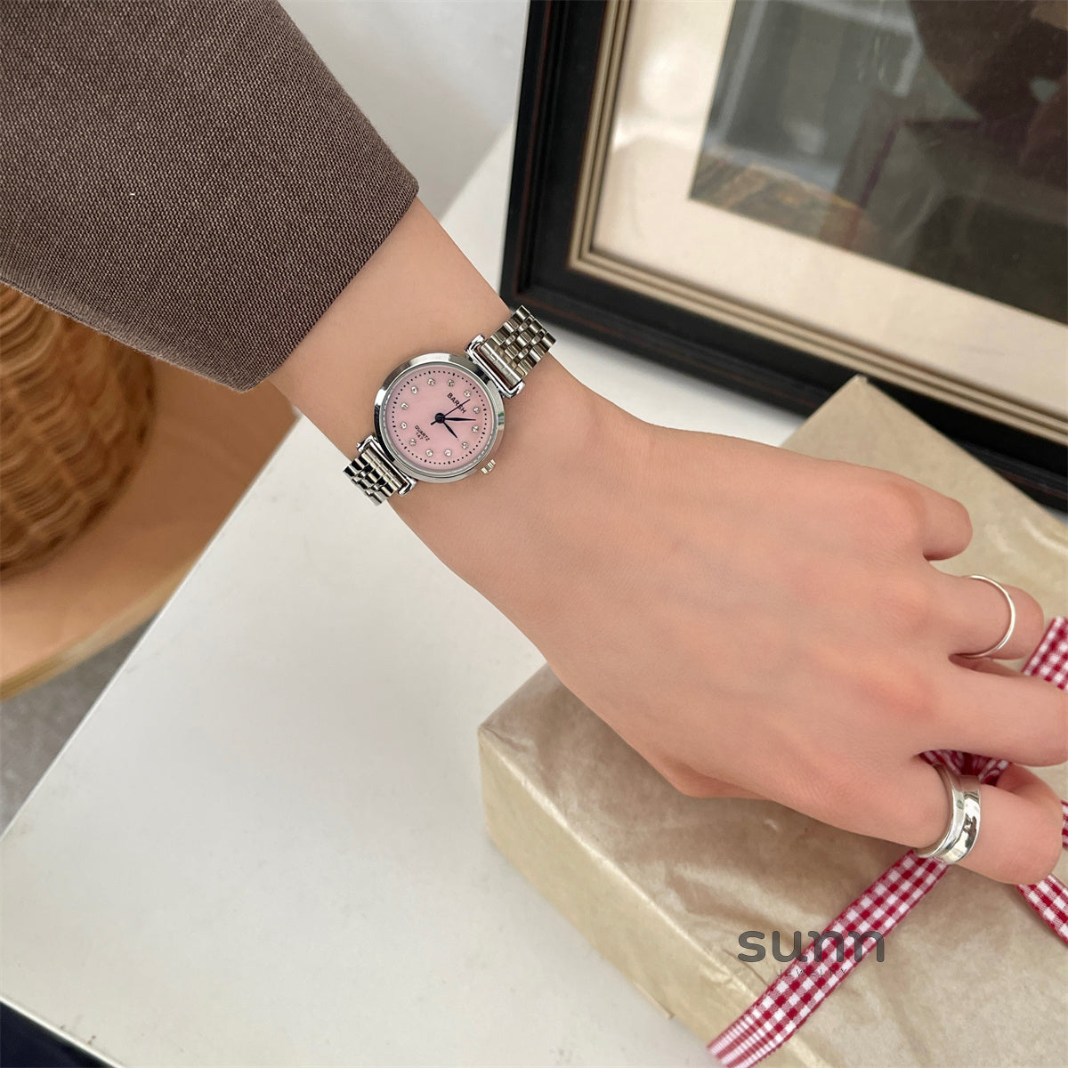 Kenzi Elegant Steel Watch [AUNID6SE]