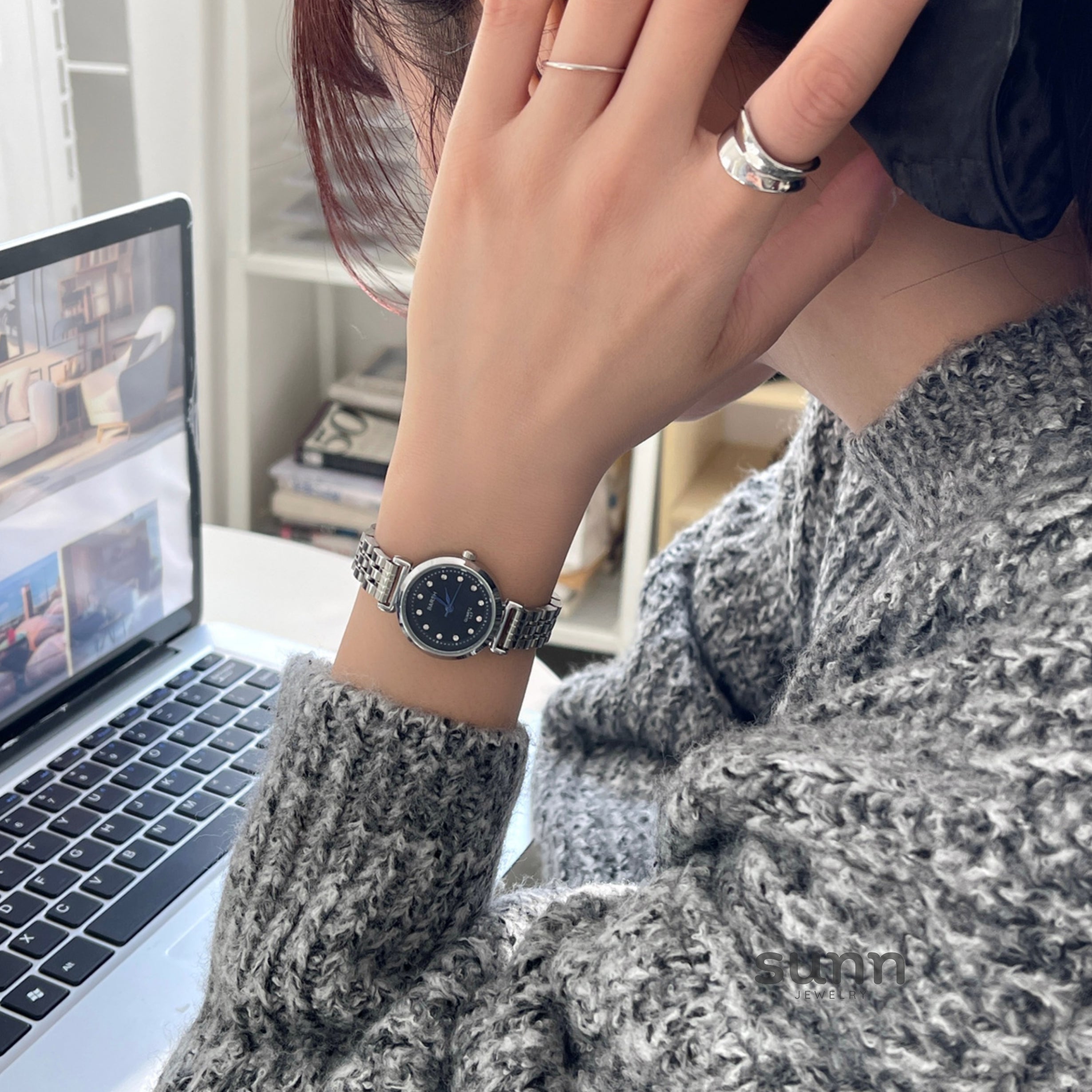 Kenzi Elegant Steel Watch [8CTFJE9V]