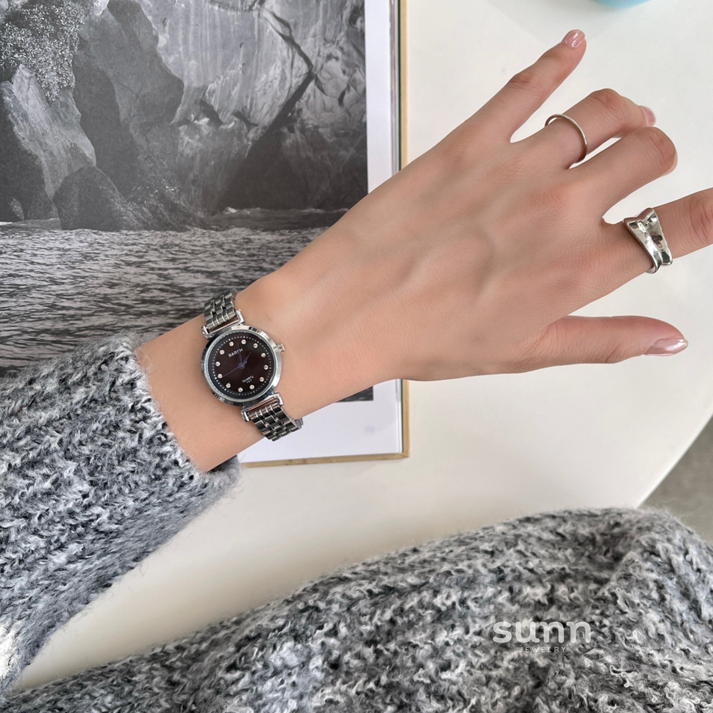 Kenzi Elegant Steel Watch [Y56SNNDL]