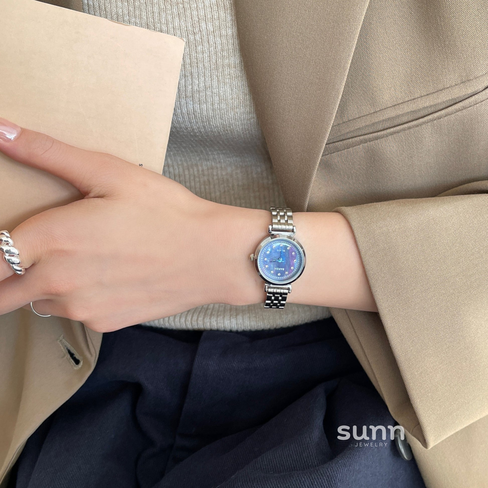 Kenzi Elegant Steel Watch [4Q1TG1J8]