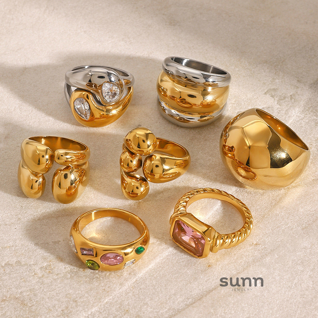 Kenzie Zircon Statement Ring [C9ZIDH10]