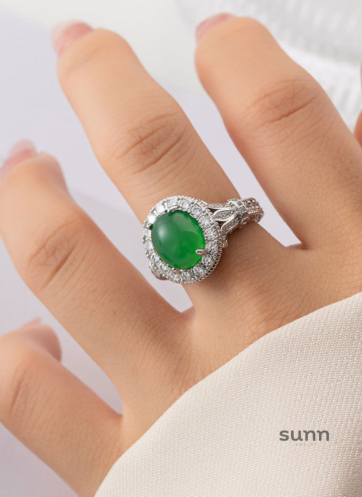 Kenzy Agate Statement Ring [YW0FIT0F]