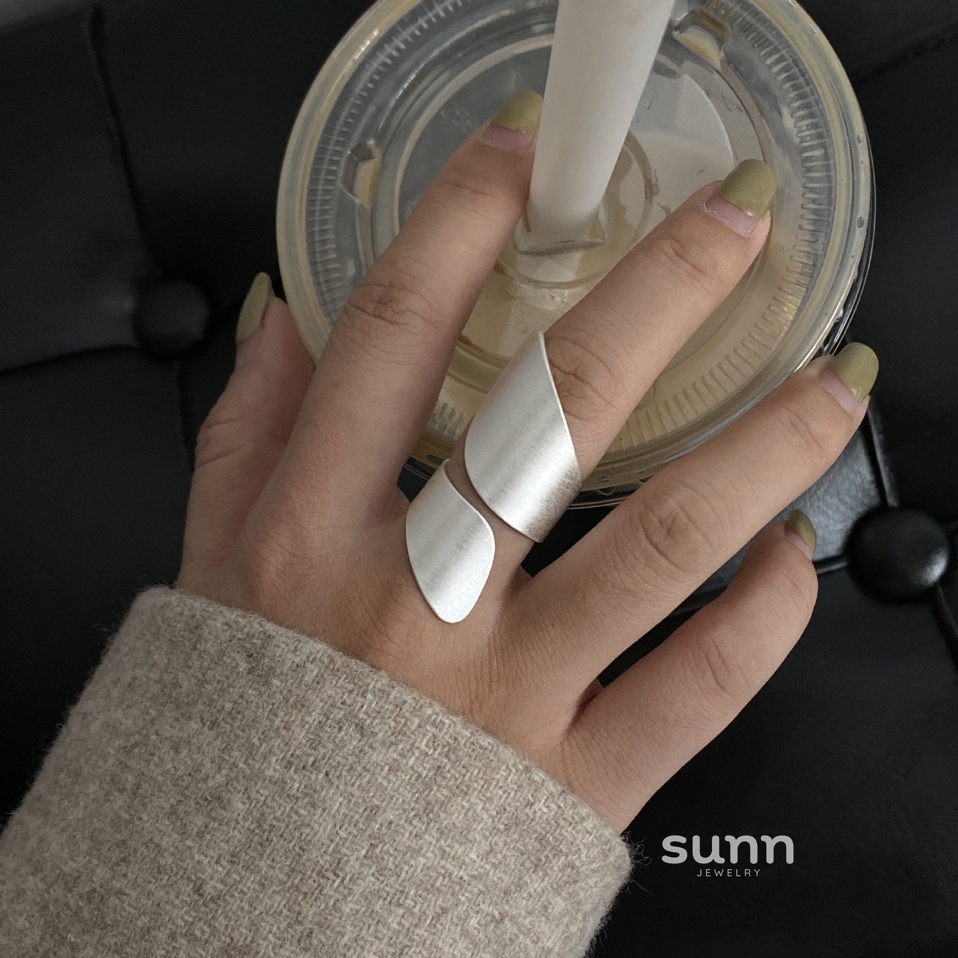 Keri Asymmetrical Open Ring [31D09SBM]