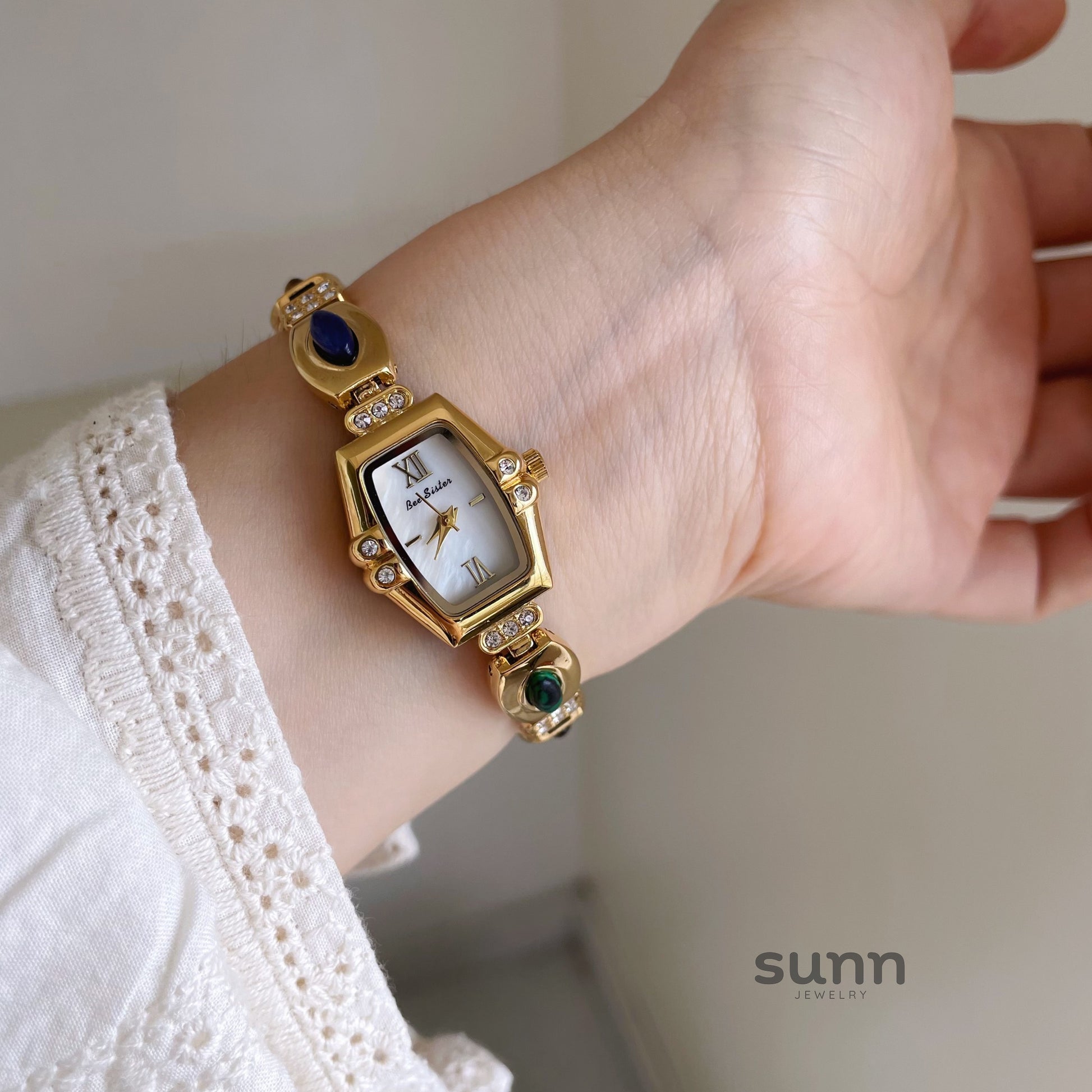 Kerrigan Dainty Gemstone Watch [SDYA7HGF]