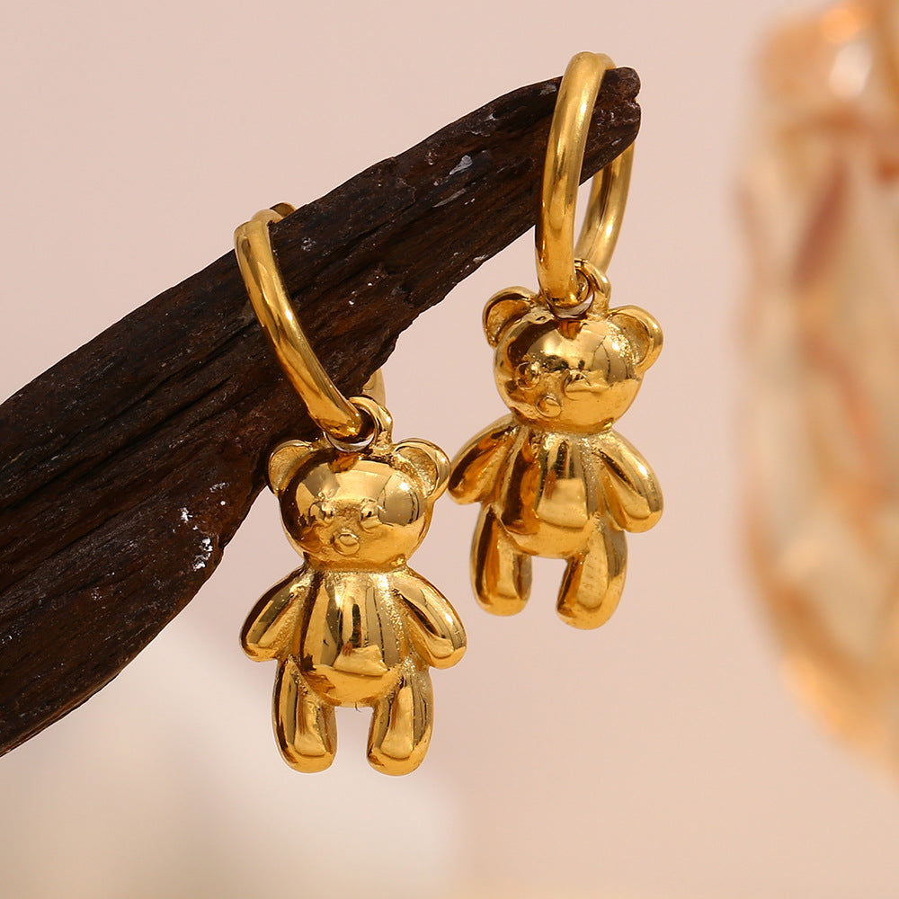 Keturah Golden Bear Studs [64WEDNMN]