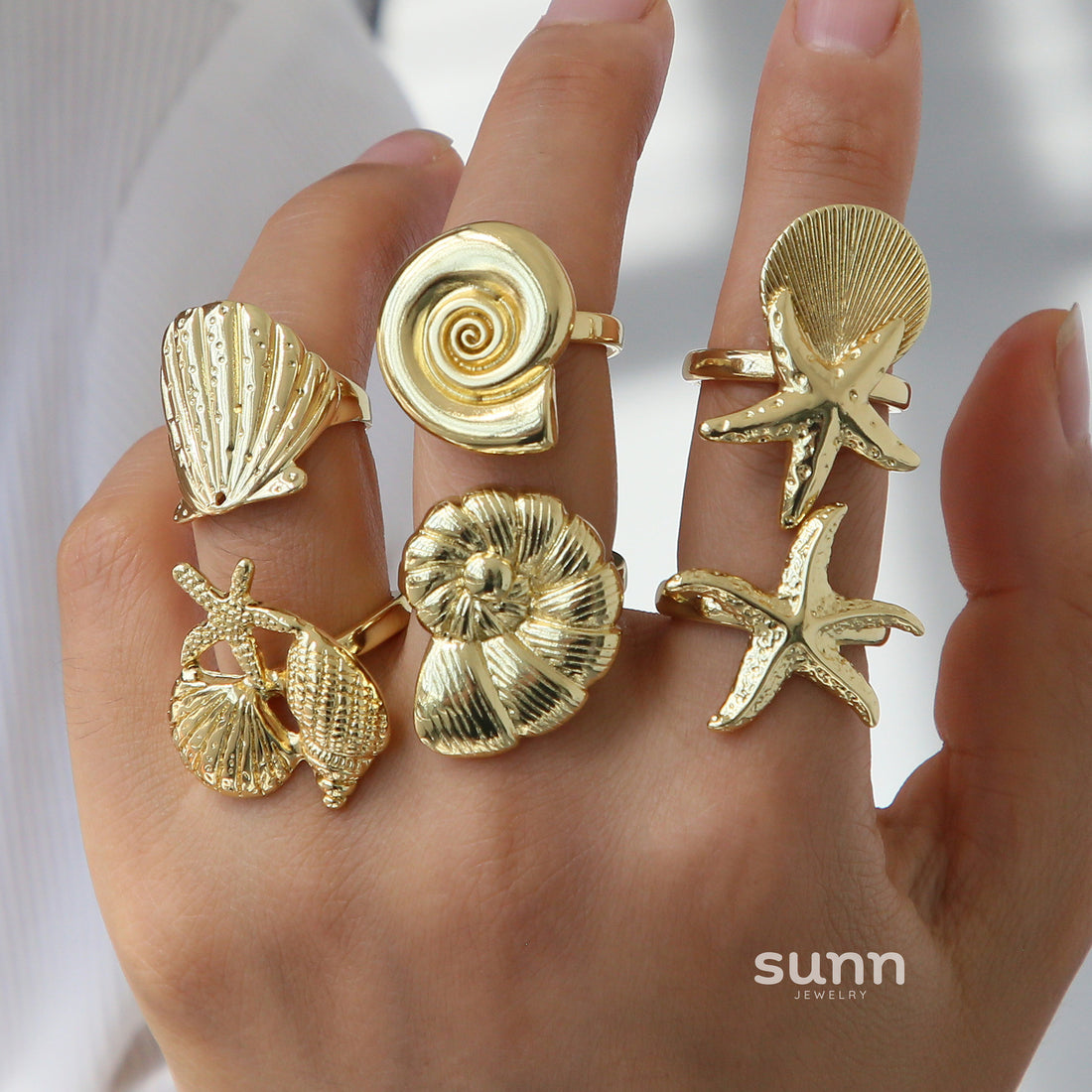 Keya Ocean Elements Ring [QD0AHC6U]
