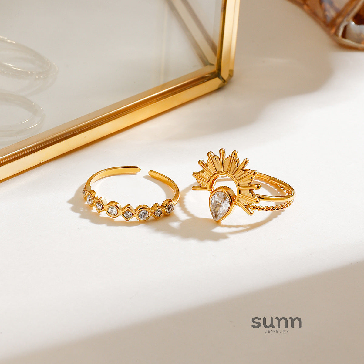 Keya Sleek Stacking Rings [S2XE7171]