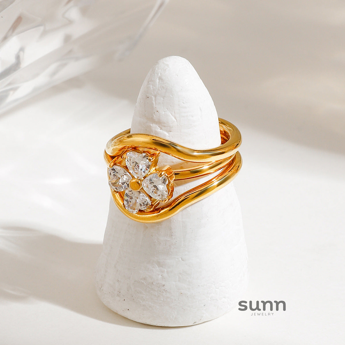 Keya Sleek Stacking Rings [SSHAGHSM]