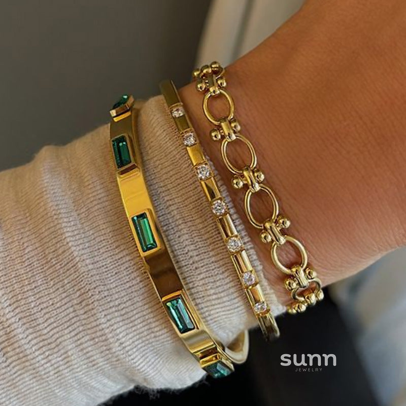 Keylee Zircon Open Cuff [VPG316CW]