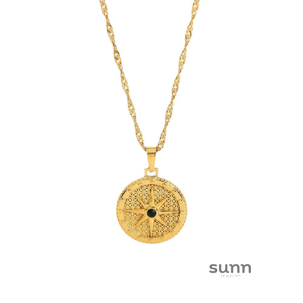 Kezia Layered Star Pendant Necklace [1M62I7A9]