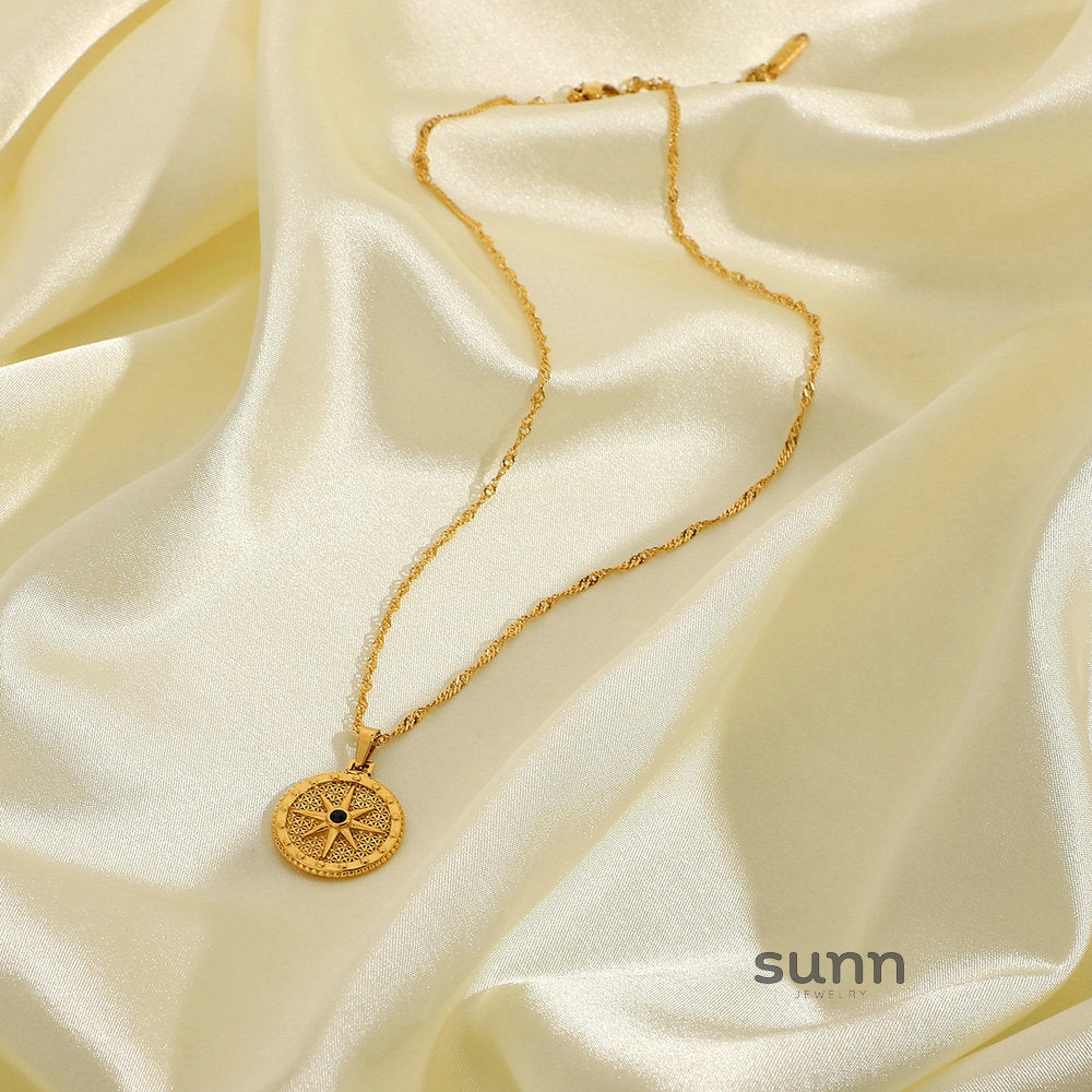 Kezia Layered Star Pendant Necklace [WT7JVREJ]