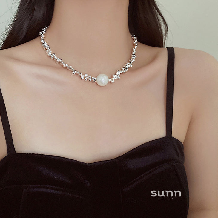 Kezia Vintage Pearl Necklace [GB9XFG1Q]
