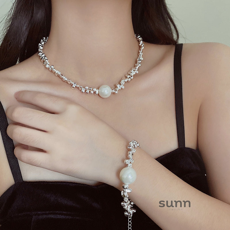 Kezia Vintage Pearl Necklace [I0DWCLHB]