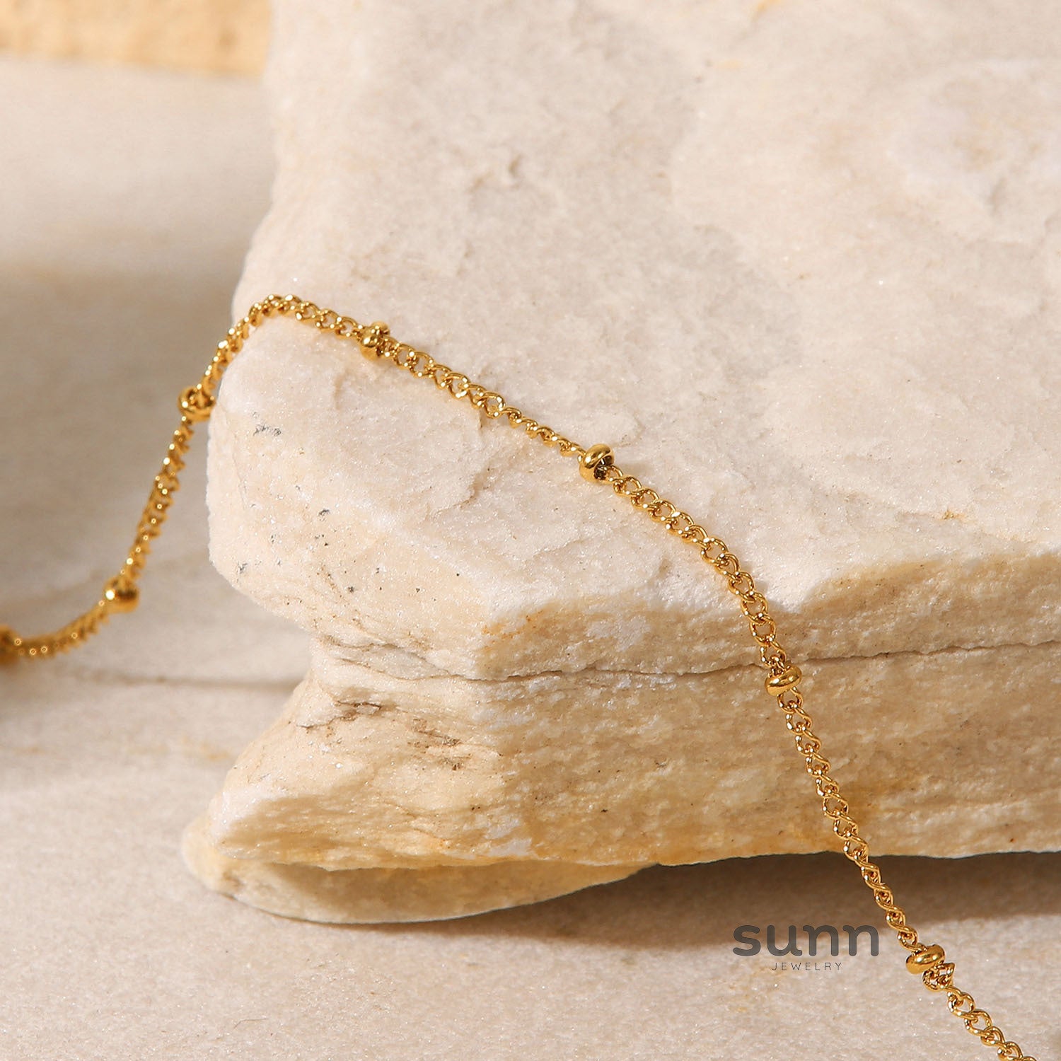 Keziah Dainty Gold Anklet [BW4JL3H8]