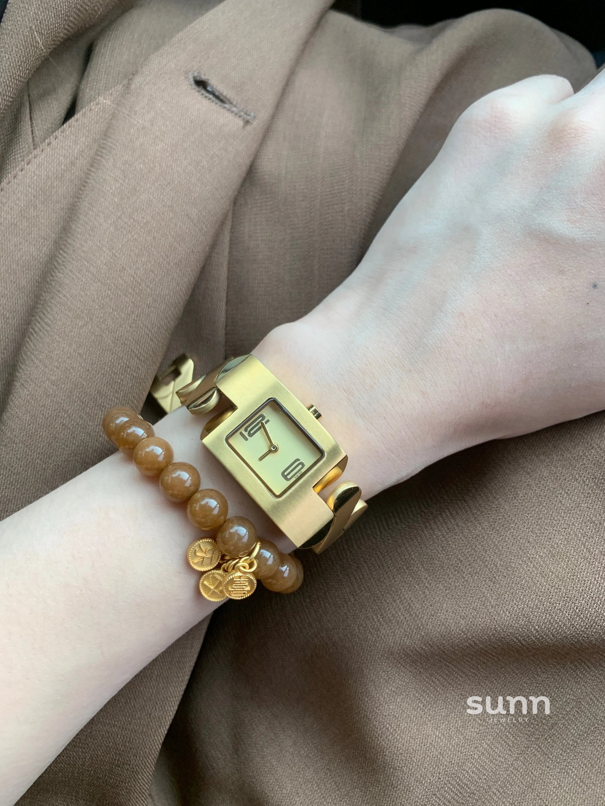 Khali Vintage Square Watch