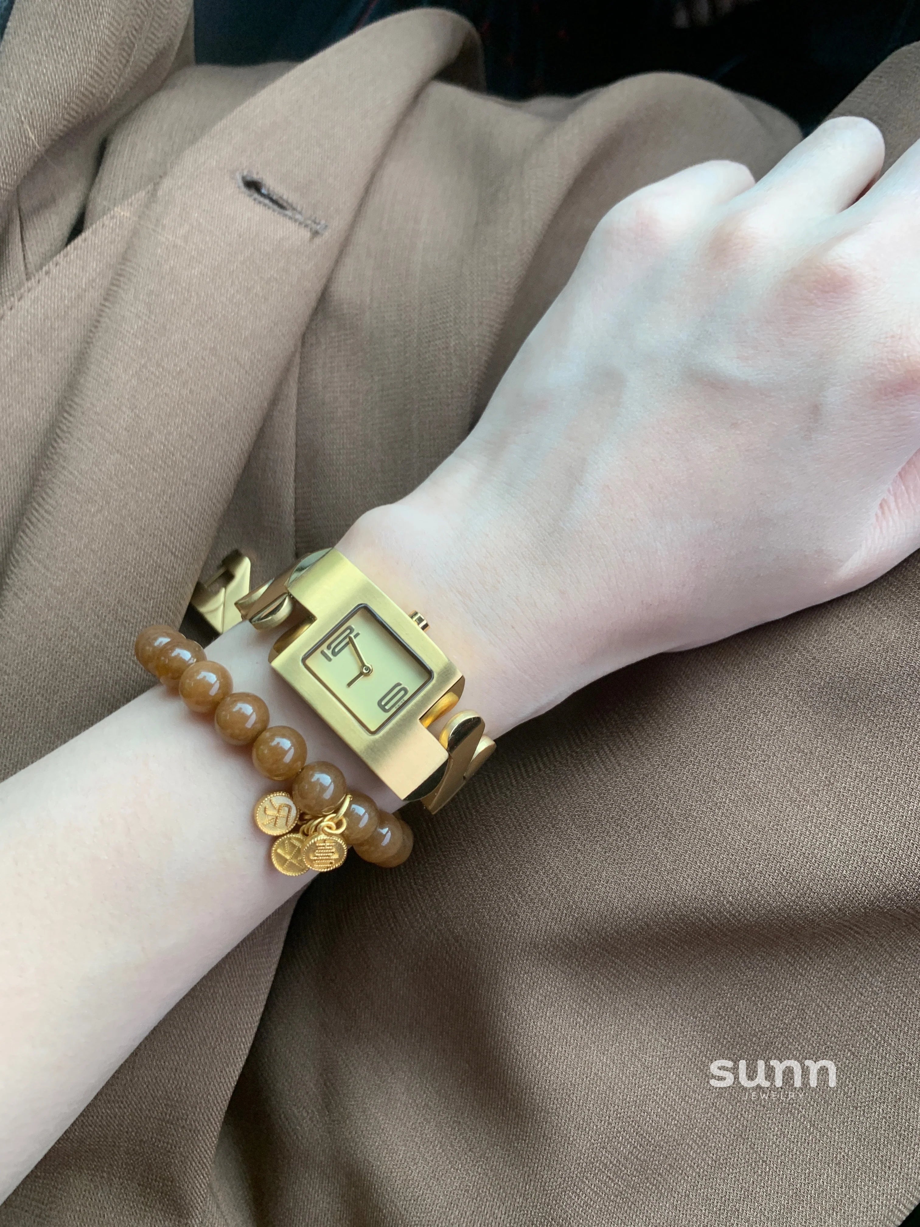 Khali Vintage Square Watch
