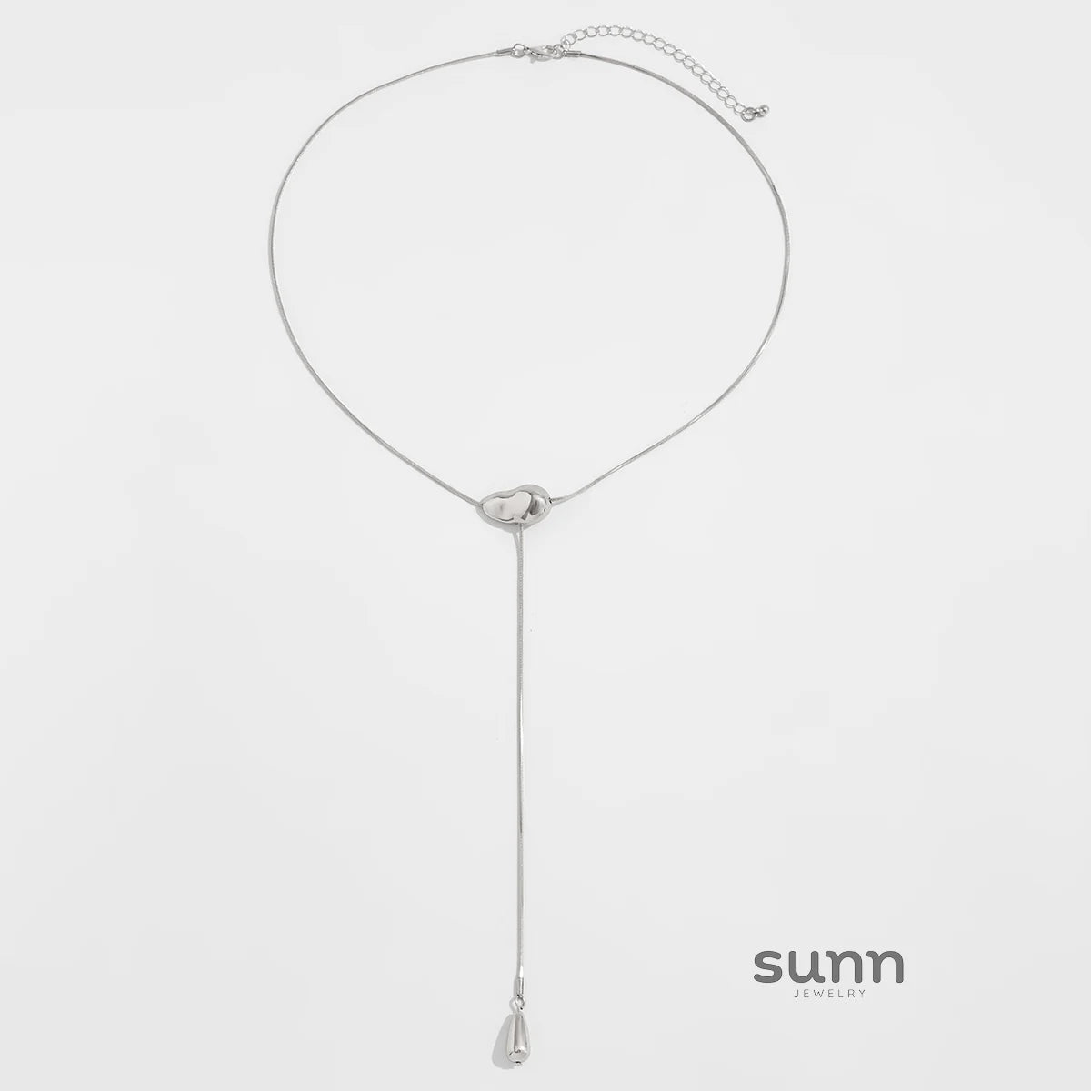 Khali Waterdrop Snake Chain Necklace