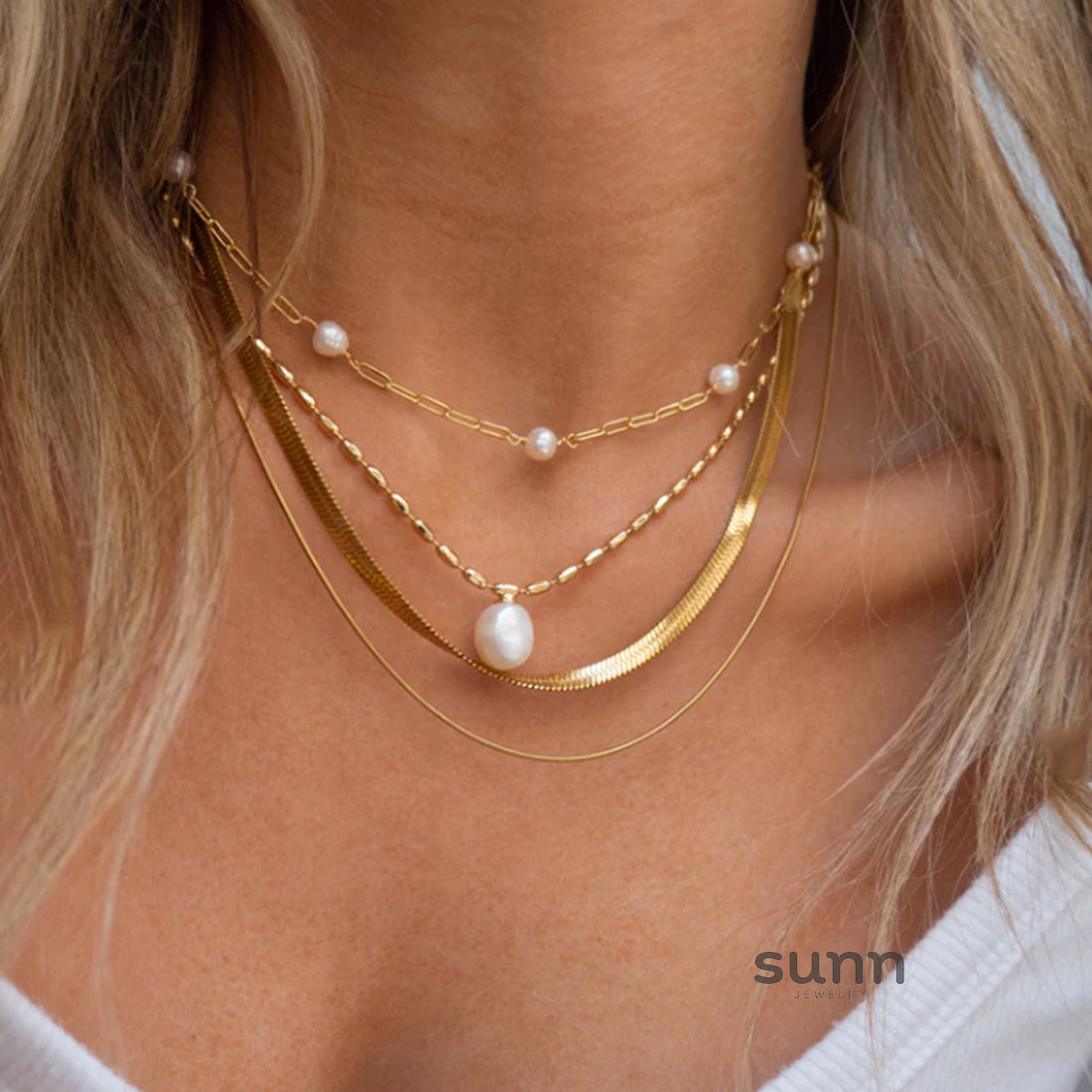 Khalia Mother-of-Pearl Necklace [7HX5MZER]