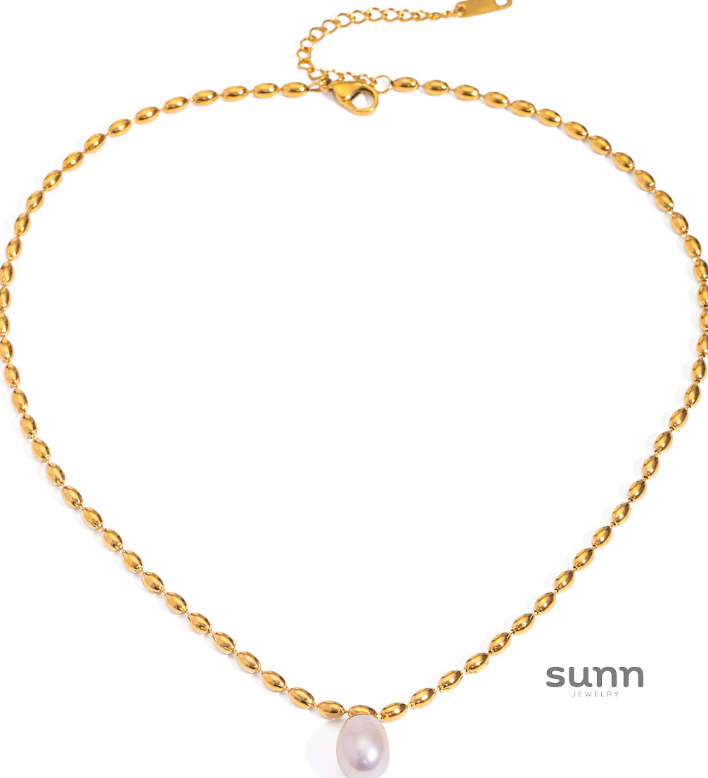 Khalia Mother-of-Pearl Necklace [9LBAYKGW]