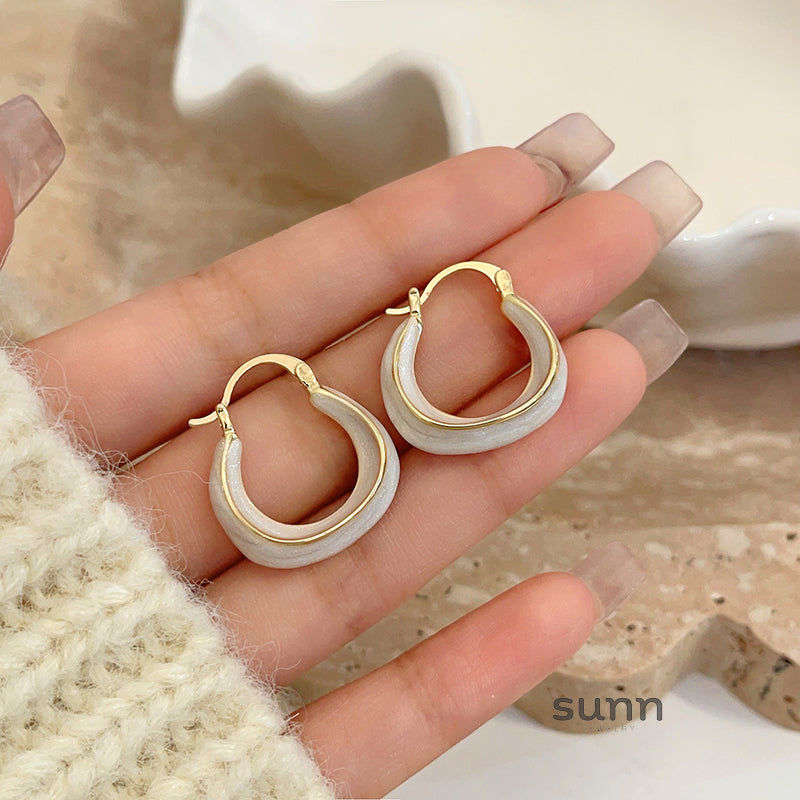 Khaliah Glazed Drop Earrings [2K8RVAN0]