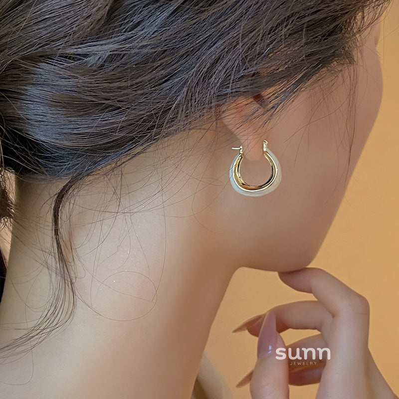 Khaliah Glazed Drop Earrings [KB430K6C]