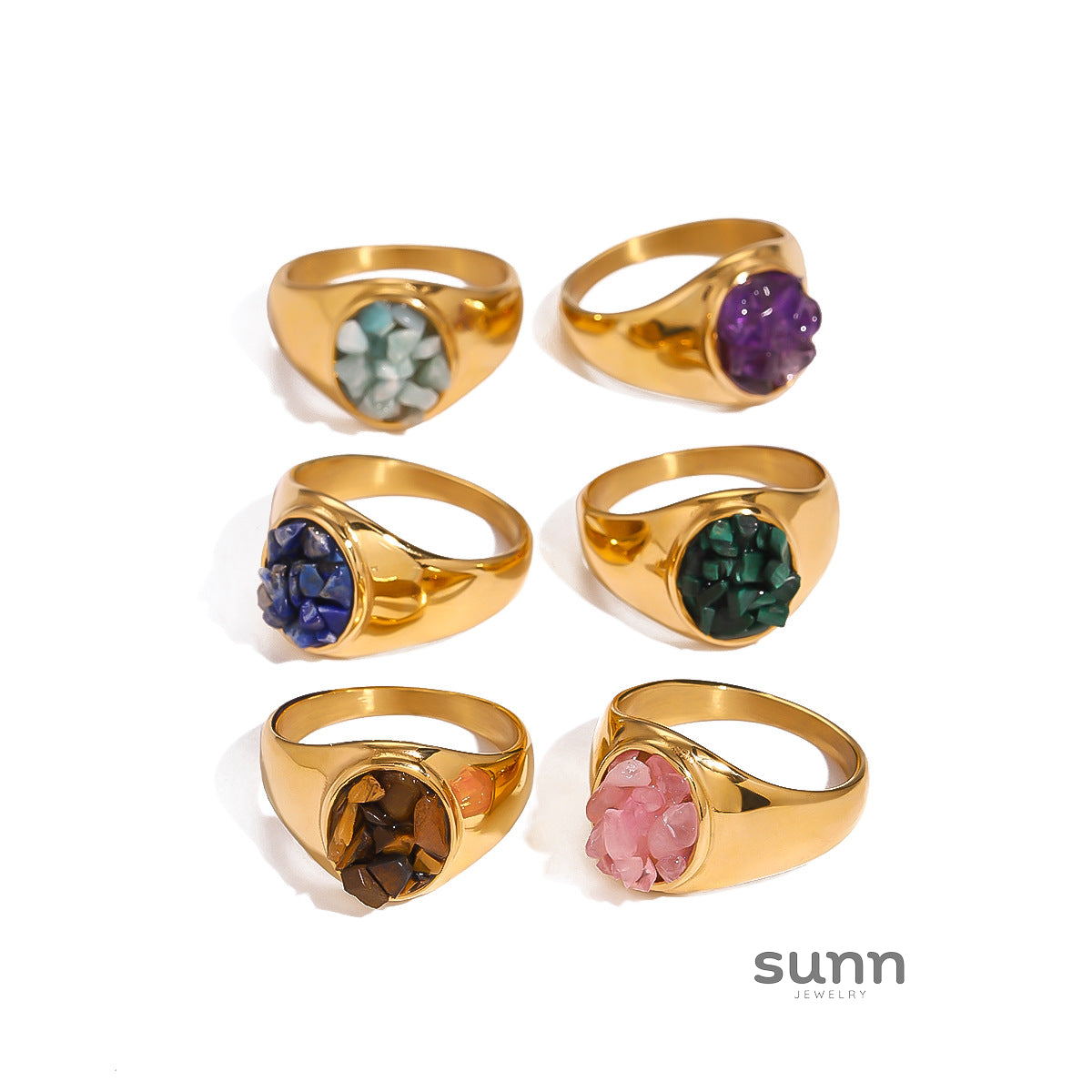 Khaliya Chunky Natural Ring [259MERLF]