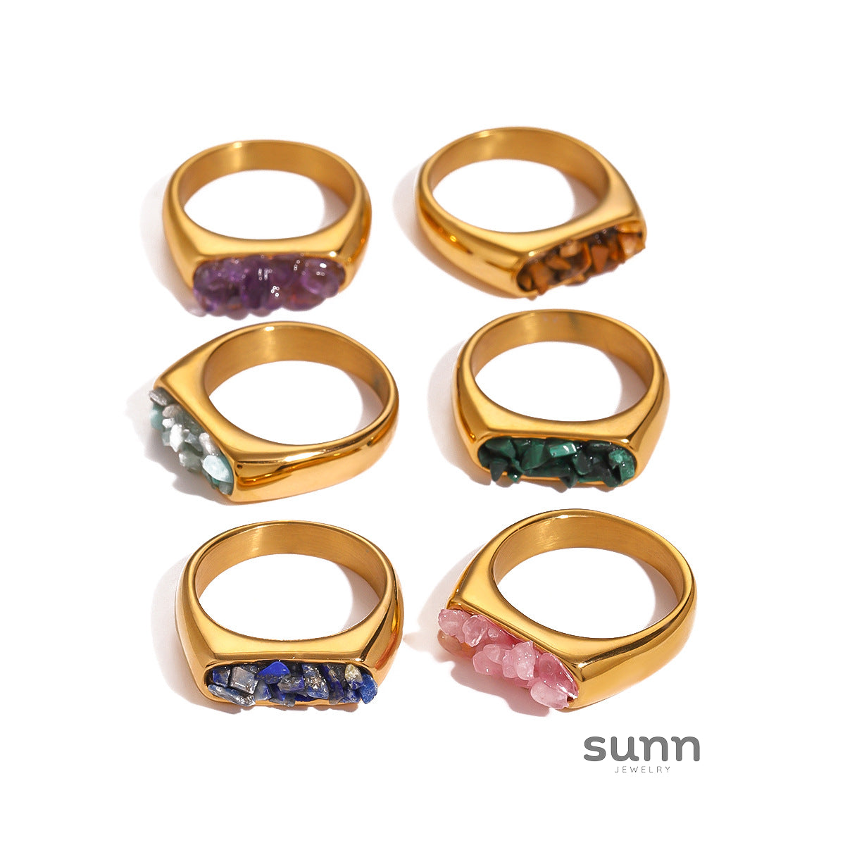 Khaliya Chunky Natural Ring [OFHNVPSO]