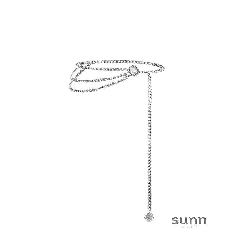 Khaliya Layered Tassel Body Chain