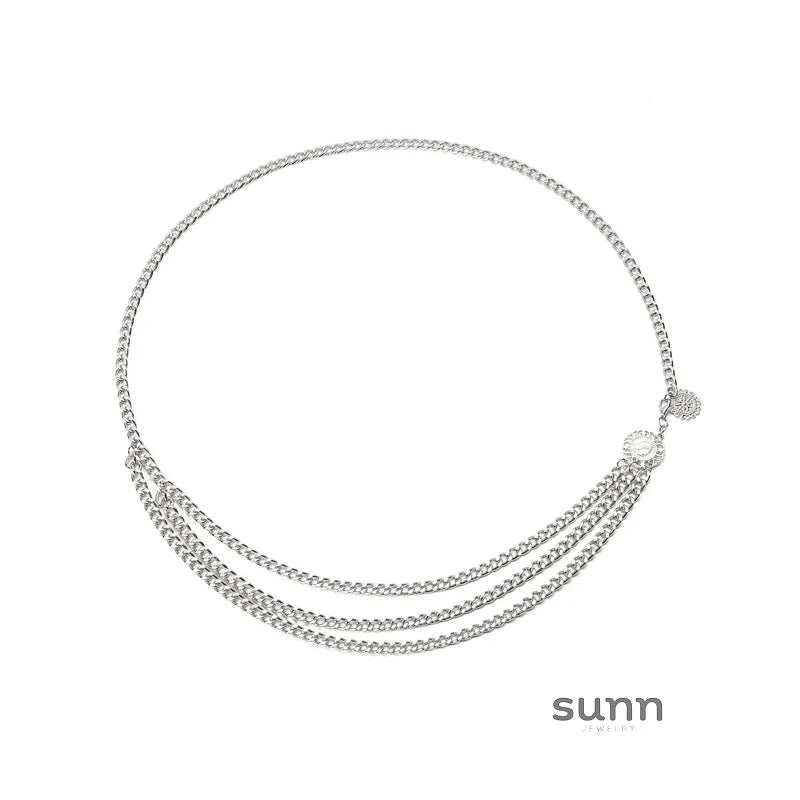 Khaliya Layered Tassel Body Chain