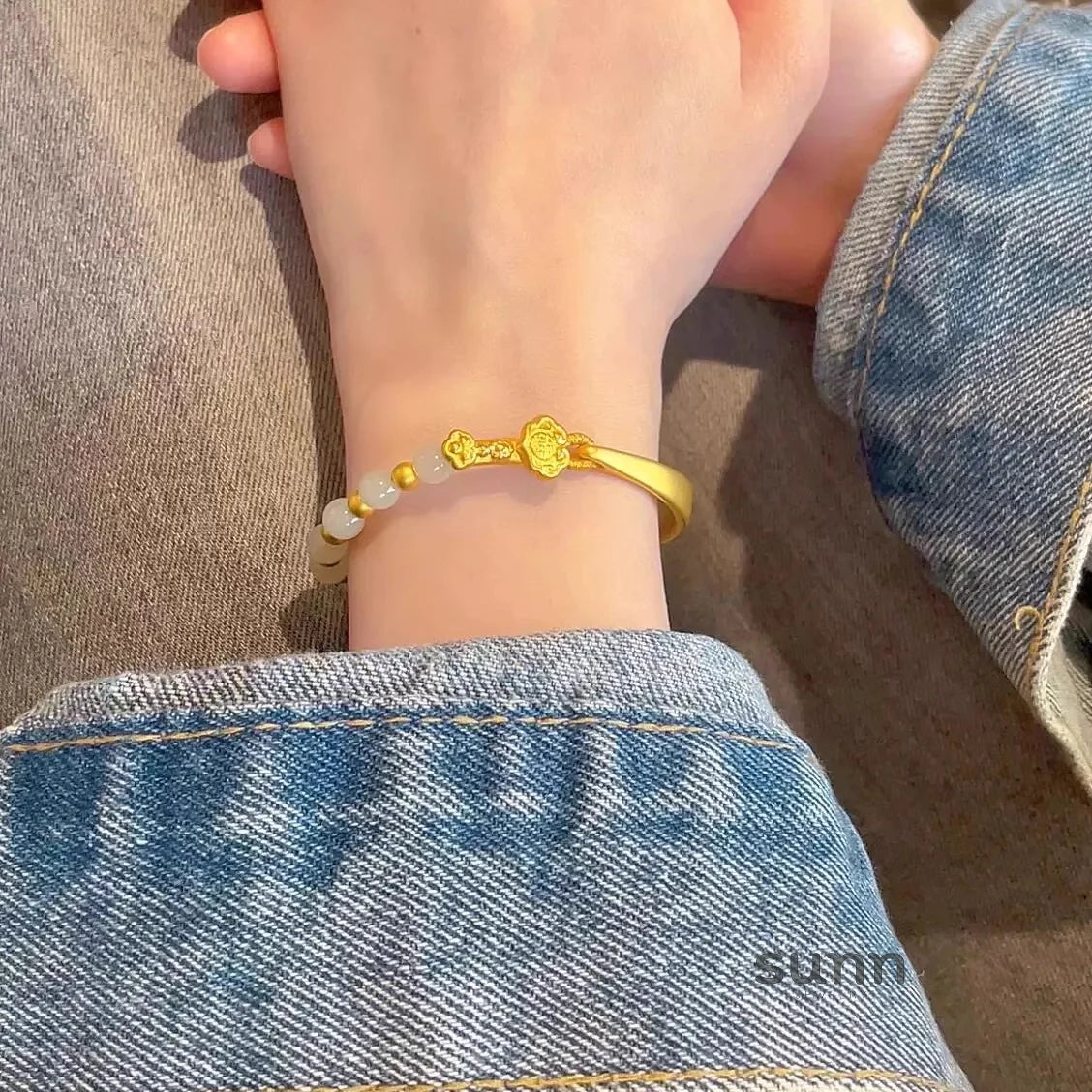 Khloey Fortune Ruyi Lock Bracelet