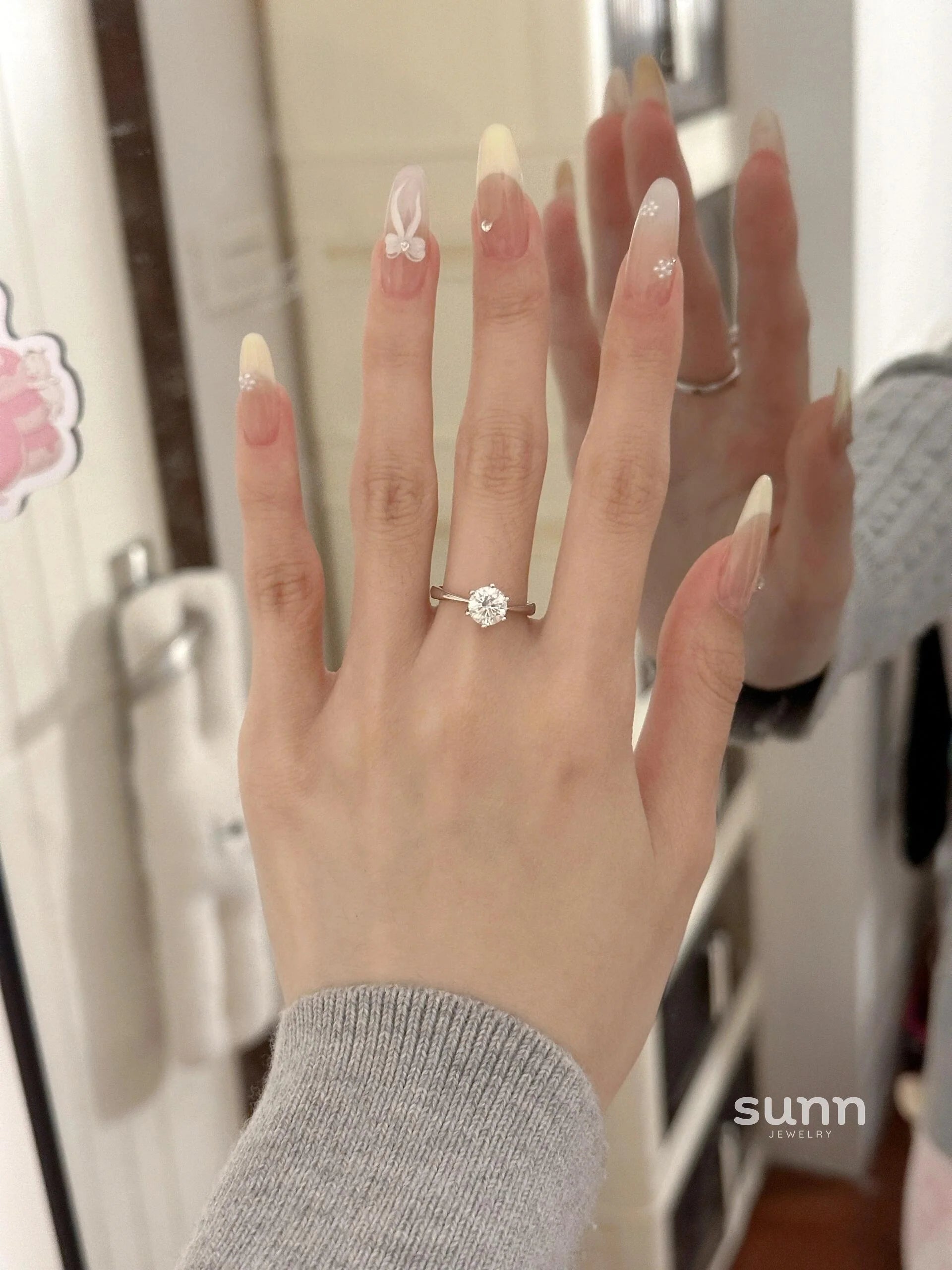 Khloie Radiant Solitaire Ring
