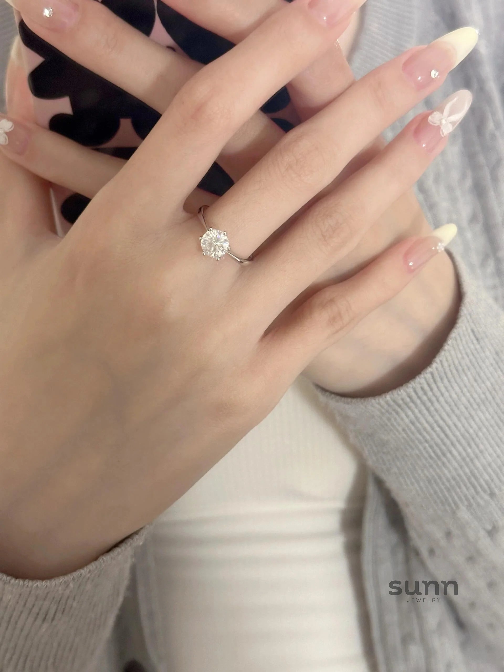 Khloie Radiant Solitaire Ring