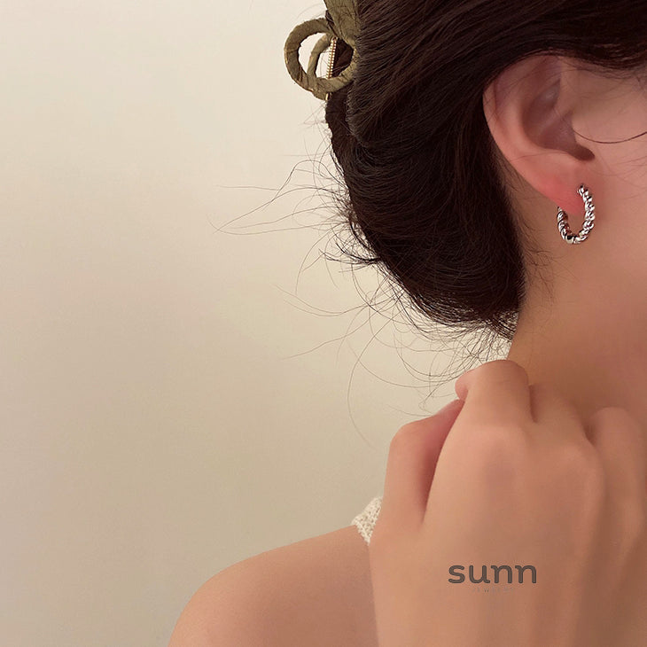 Khushi French Braided Hoops [7JC0N8WA]
