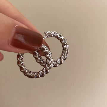 Khushi French Braided Hoops [OL2669PL]