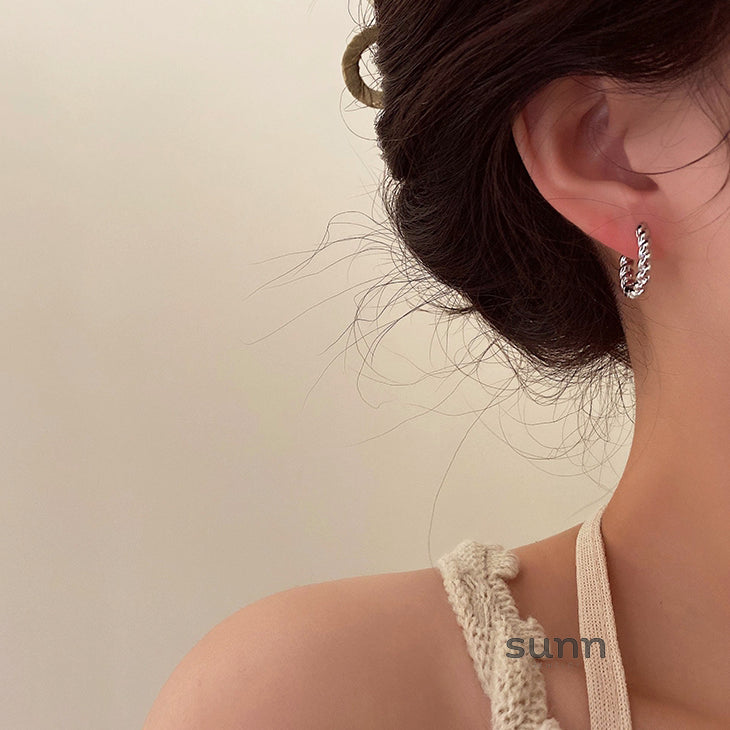 Khushi French Braided Hoops [T8WNZ72Z]